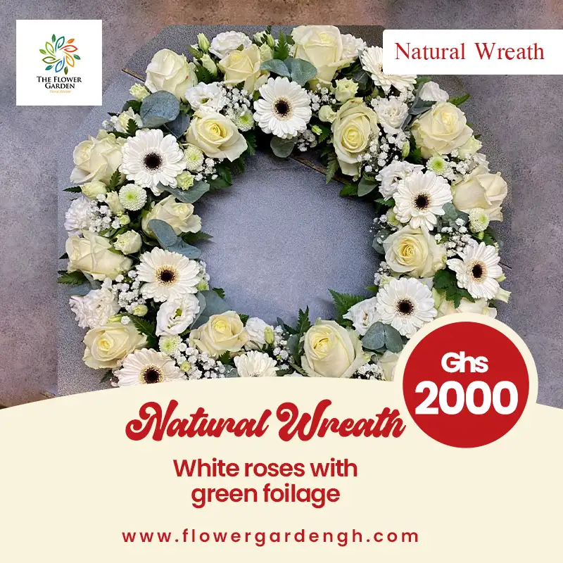 White Lilies with Green Foilage and other flowers