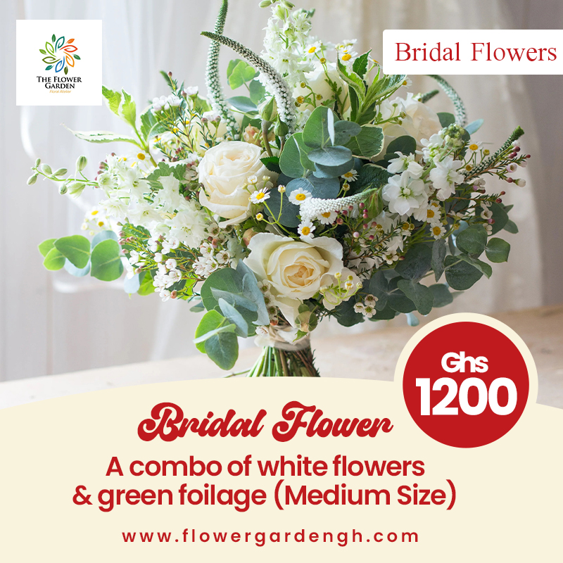 White Flowers and Green Foilage (Combo)