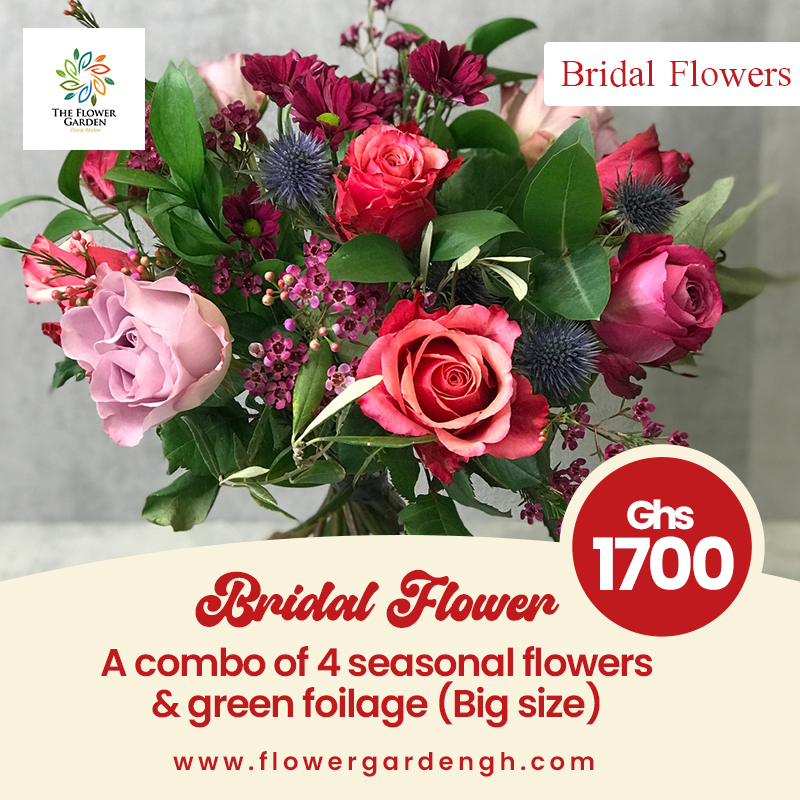 Seasonal Flowers and Green Foilage